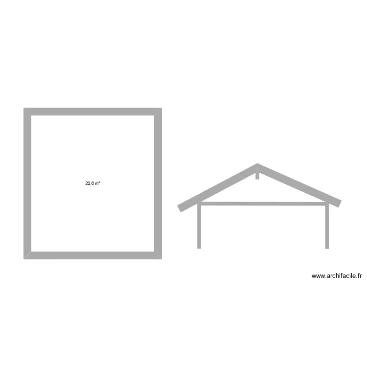 chalet Suisse sous sol   toiture. Plan de 