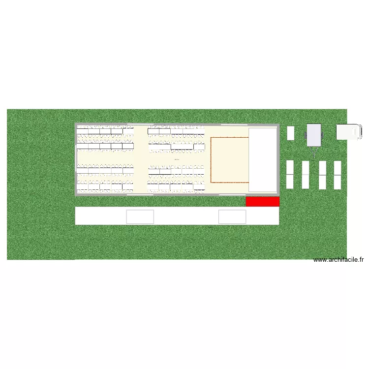 CHAOITEAU FRAISE. Plan de 1  et 298 m²