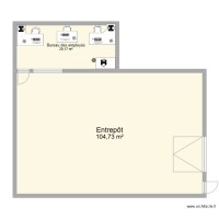 Plan de l'entrepôt de Construction Martin