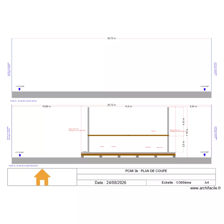 pcmi 3b PLAN DE COUPE. Plan de 