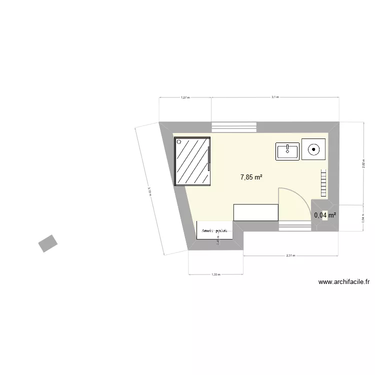 SDB Charentay. Plan de 