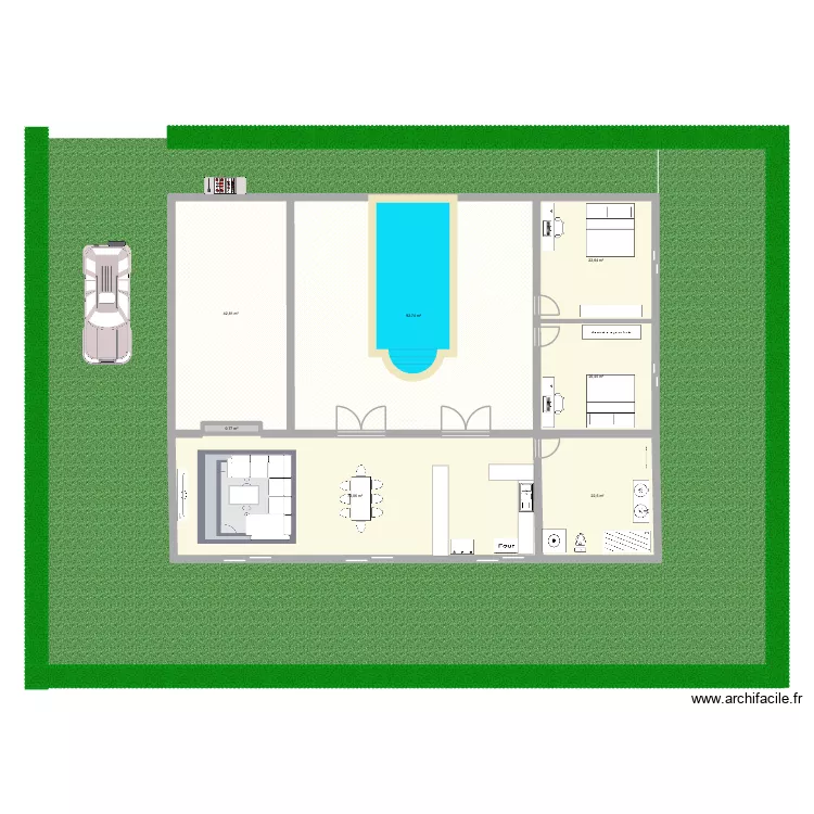 MAO 2. Plan de 7  et 274 m²