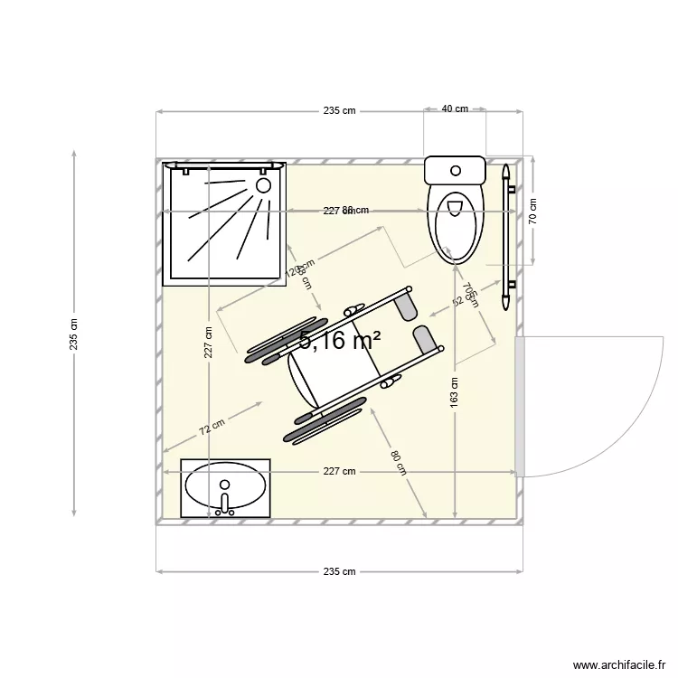 CAMPING BABARA . Plan de 