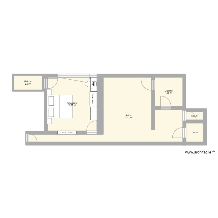 Le plan des papillons. Plan de 0 pièce et 0 m2
