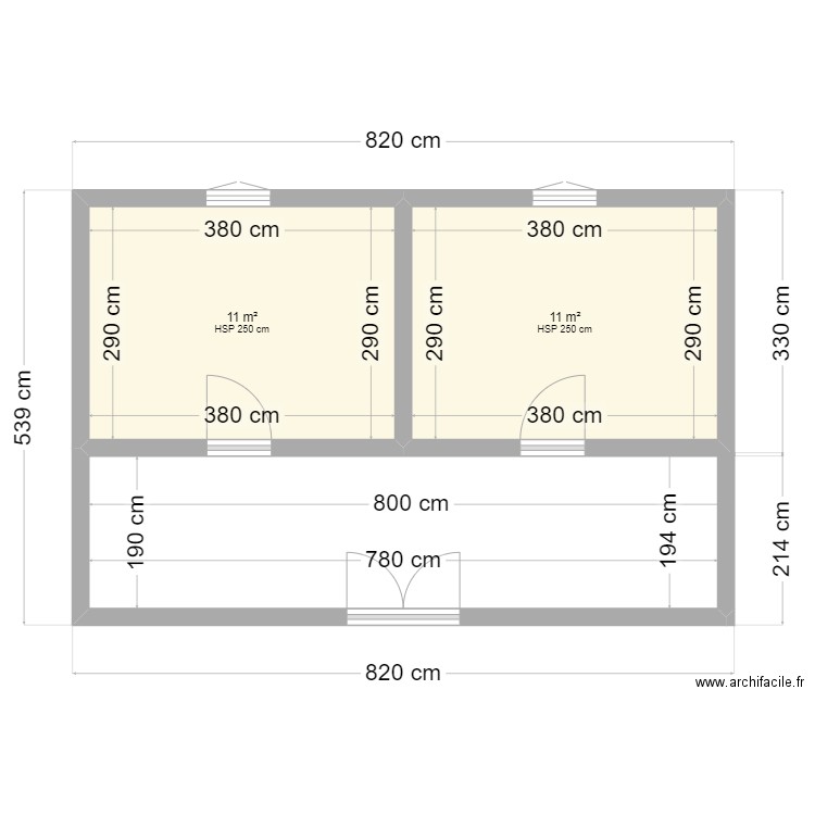 Logement gardien. Plan de 0 pièce et 0 m2