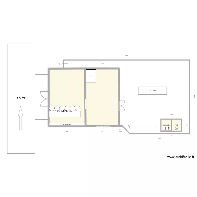 MIRANTO. Plan de 4  et 74 m²