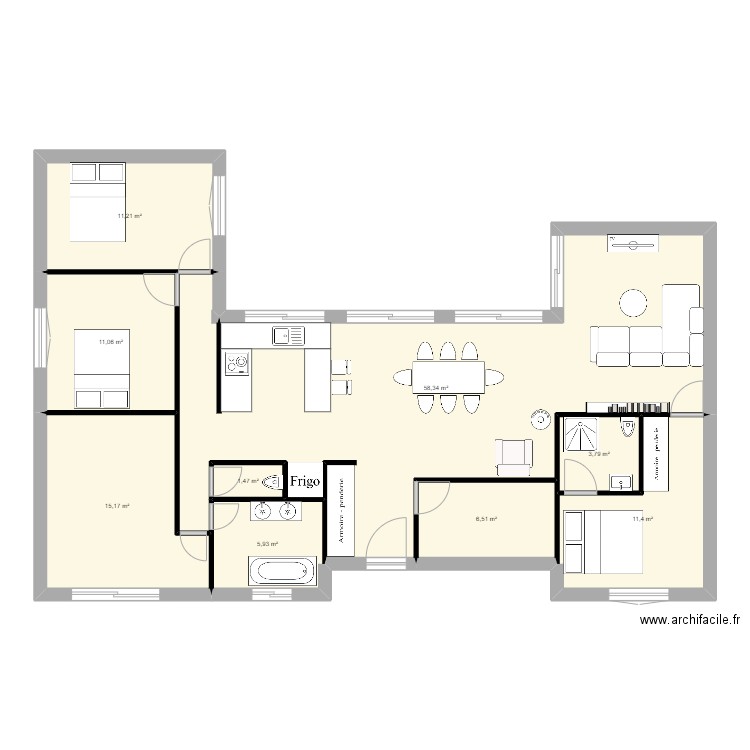 maison 2. Plan de 0 pièce et 0 m2