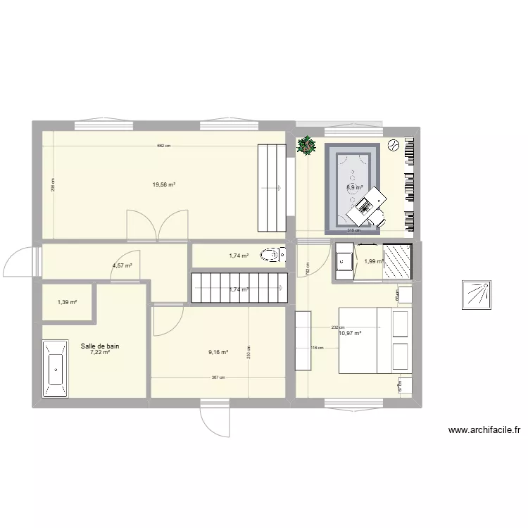 sucy ytrest Sophie. Plan de 