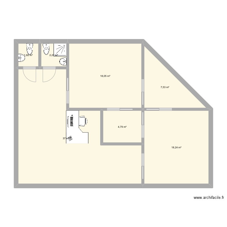 Cabinet dentaire. Plan de 0 pièce et 0 m2