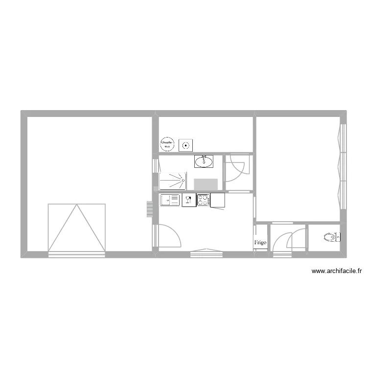 P et F BECUWE RDC Lambres. Plan de 