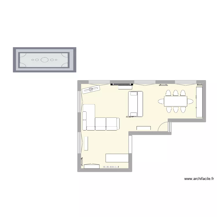 Salon. Plan de Salon. Plan de