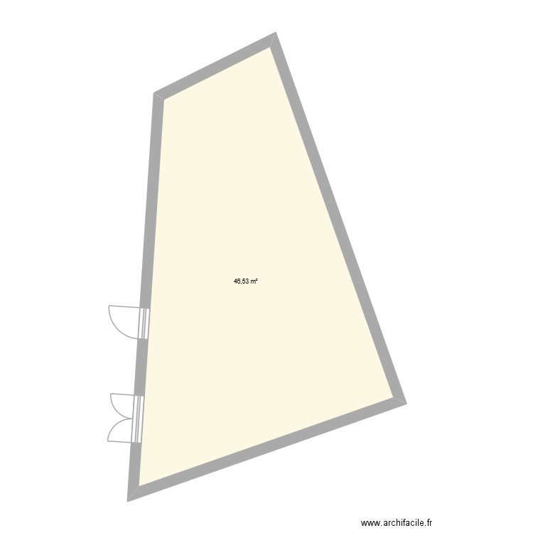 plan addiction solène. Plan de 1 pièce et 47 m2
