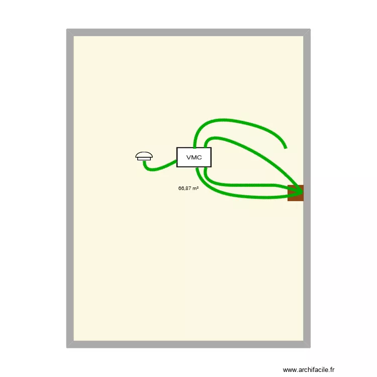SAS ALHAN BELGUERRI COMBLES. Plan de 1  et 67 m²