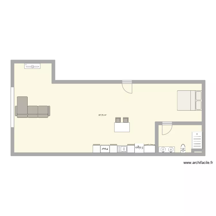 LOFT #3. Plan de 1 et 88 m² LOFT #3. Plan de 1 et 88 m²