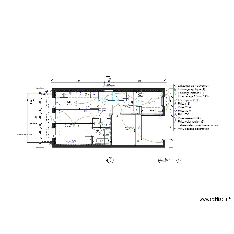 SENG RDC. Plan de 0 pièce et 0 m2