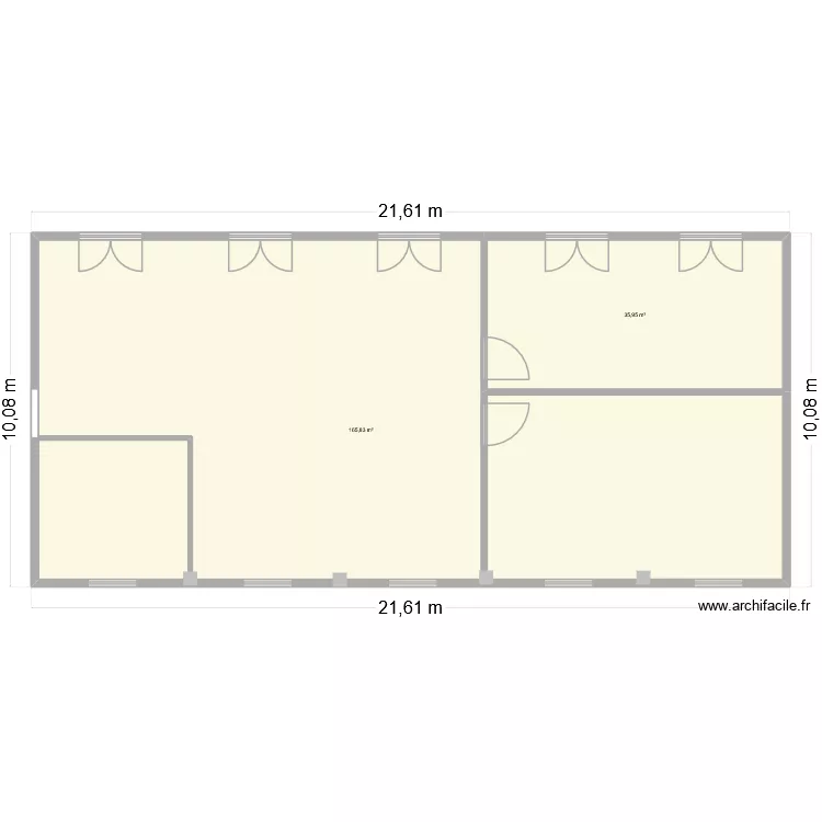 Salle locaux commun senior. Plan de 2 et 202 m² Salle locaux commun senior. Plan de 2 et 202 m²
