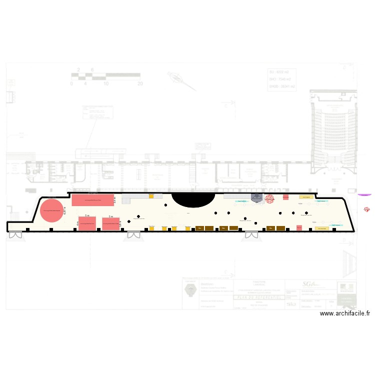 Lanvéoc. Plan de 1 pièce et 1000 m2