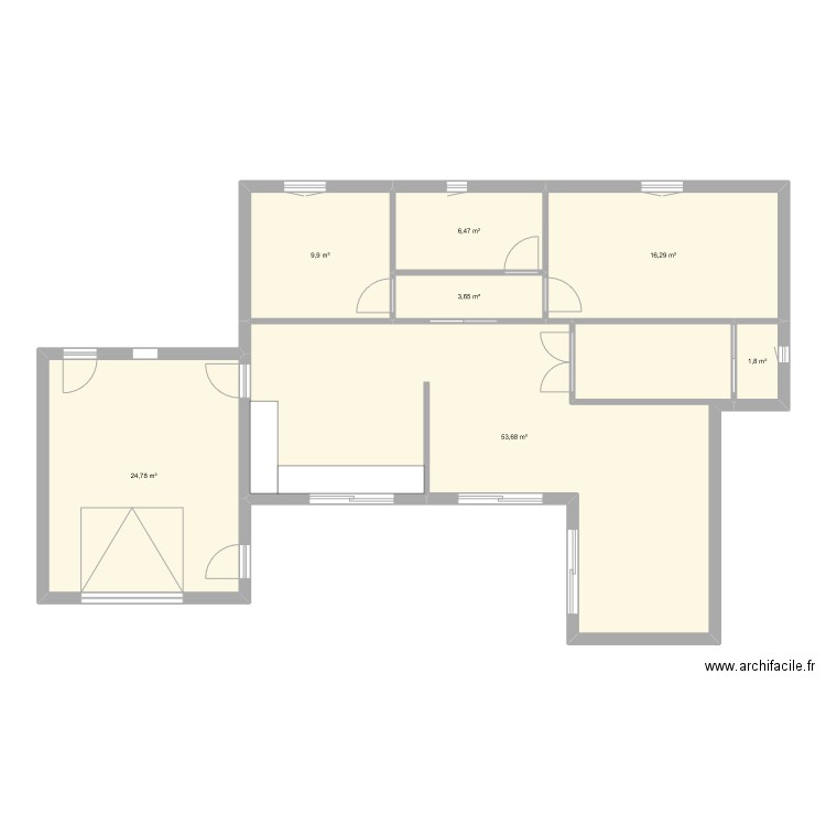 maison bab-polo dernier plan. Plan de 0 pièce et 0 m2