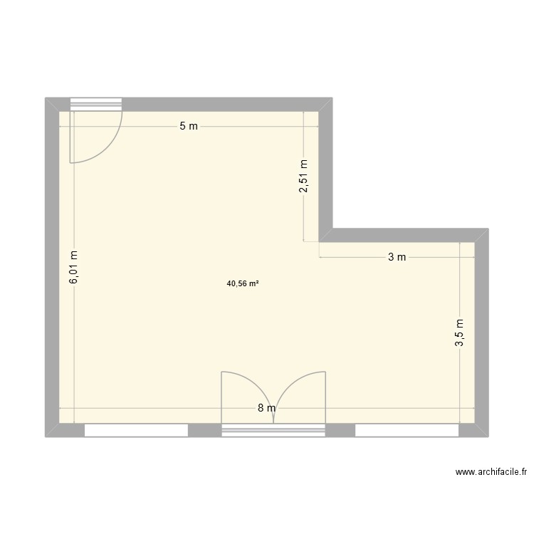 cointer math pro. Plan de 1 pièce et 41 m2
