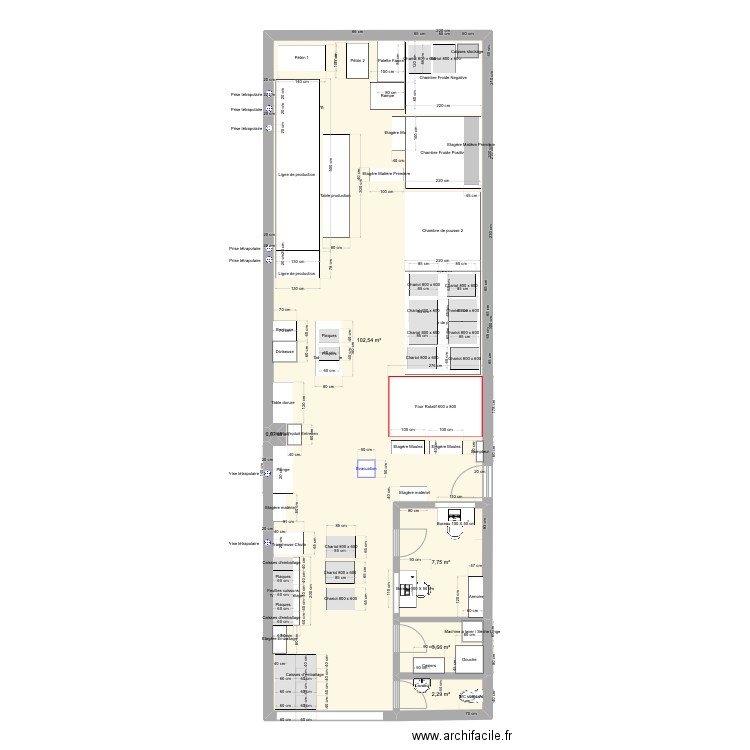 Dorian 120m2 - Montreuil 12. Plan de 5 pièces et 116 m2