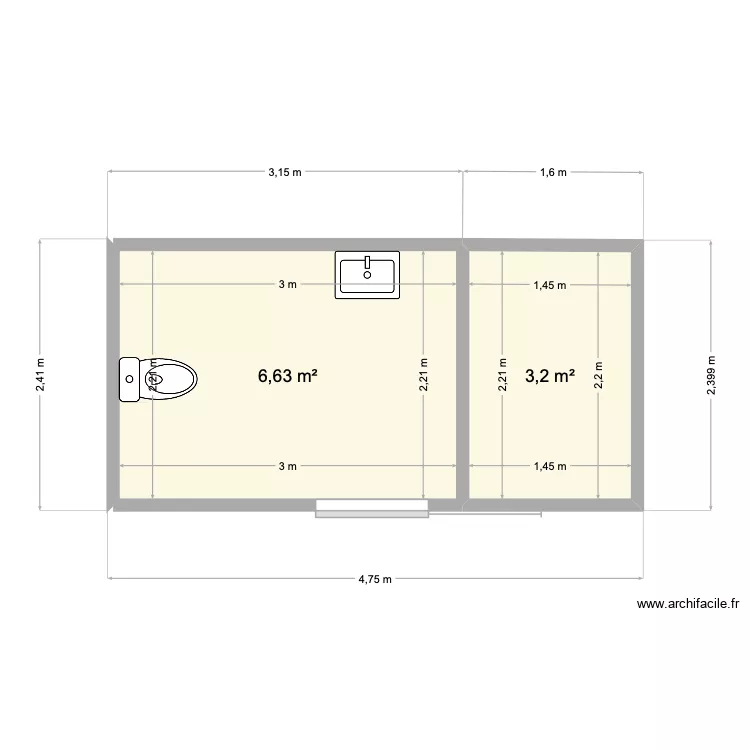 lue lilas;. Plan de 2 et 10 m² lue lilas;. Plan de 2 et 10 m²