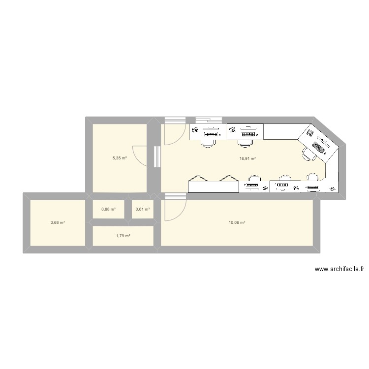 Pc Sécurité. Plan de 0 pièce et 0 m2