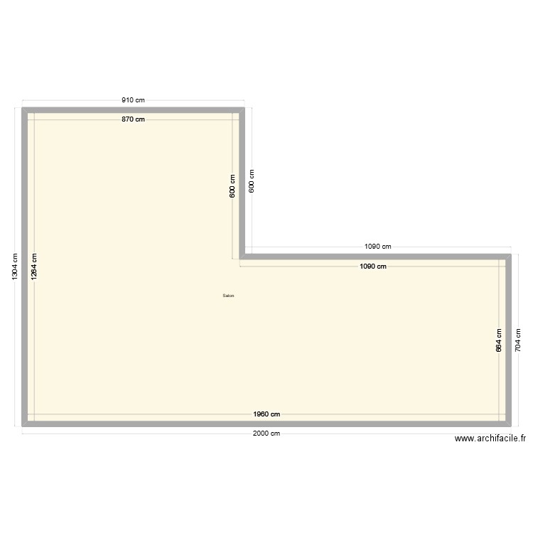 PICQ CHRISTOFER. Plan de 1 pièce et 182 m2