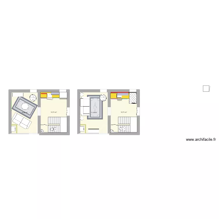 Buanderie B&eacute;goux. Plan de 