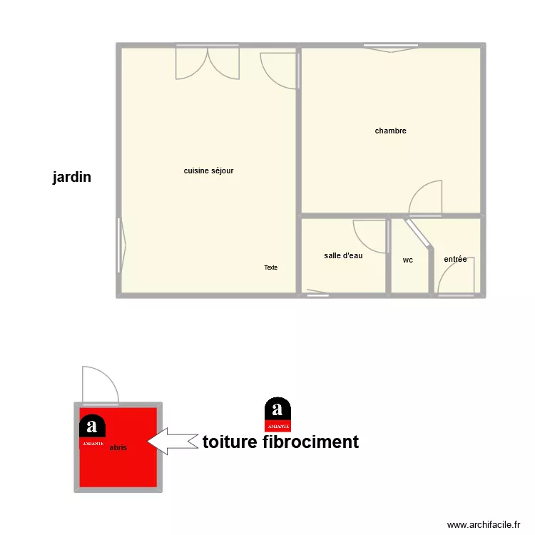 bulteau am. Plan de 6 et 45 m² bulteau am. Plan de 6 et 45 m²