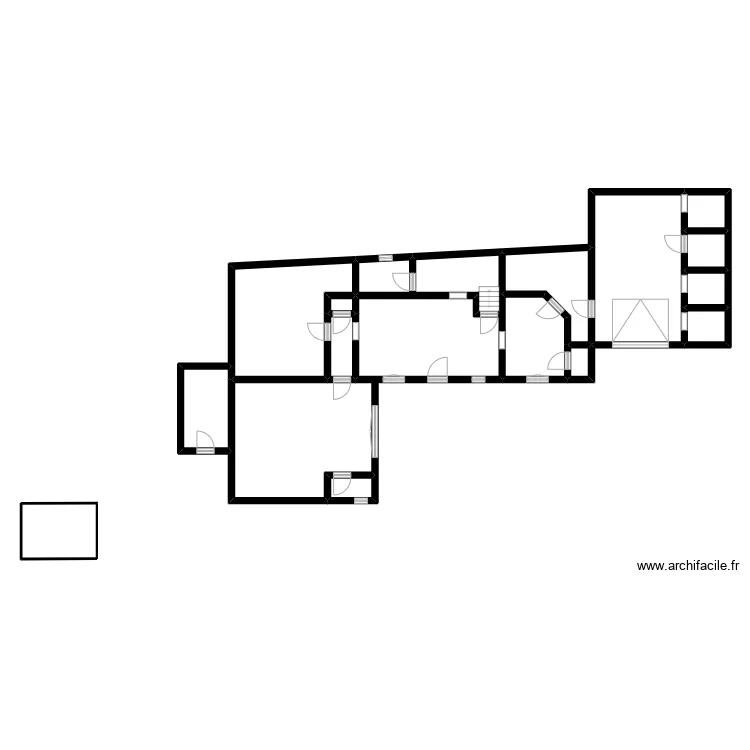 OFFNER. Plan de 23  et 373 m²