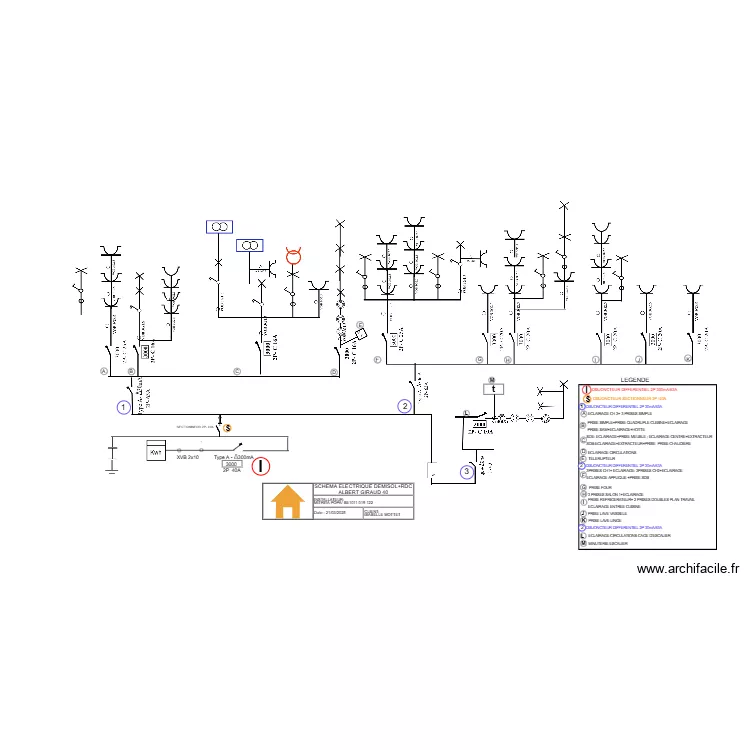 PAL UNNIF DEMISOL ET RDC ISABELLE. Plan de 