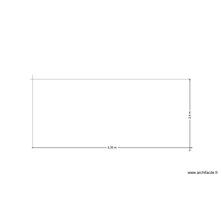 veranda existante. Plan de 0 pièce et 0 m2