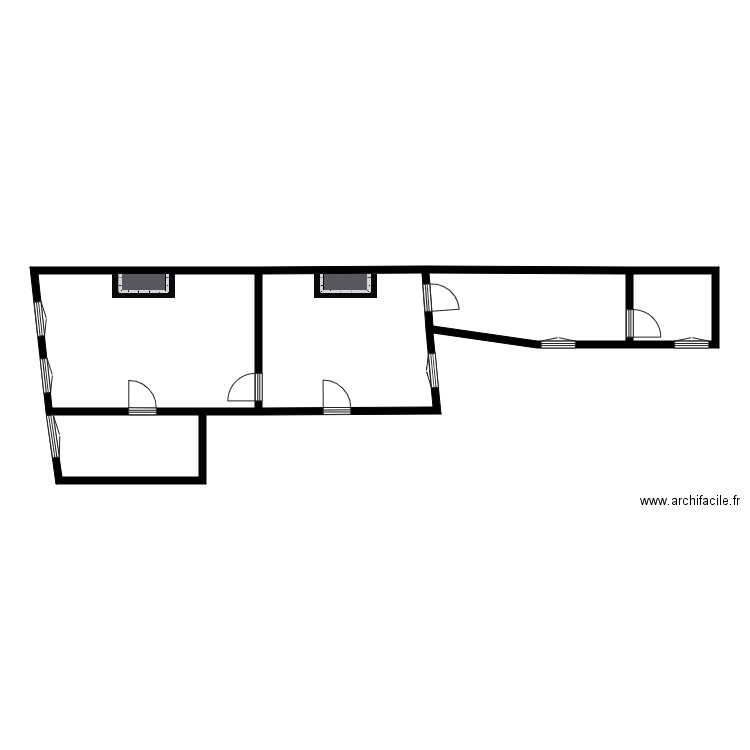 THOMAS BLD. Plan de 5 pièces et 65 m2