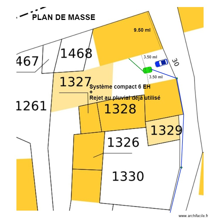 Barbiez. Plan de 0 pièce et 0 m2