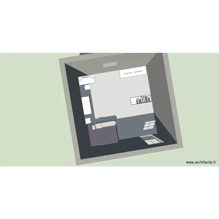 romane en reve. Plan de 1 et 23 m² romane en reve. Plan de 1 et 23 m²