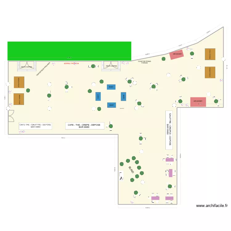 Salon Mascaret LE 19 DECEMBRE 2025. Plan de 1  et 605 m²