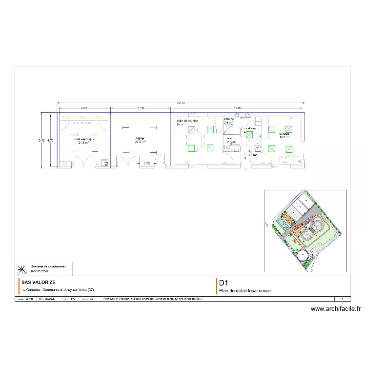 lumiere. Plan de 