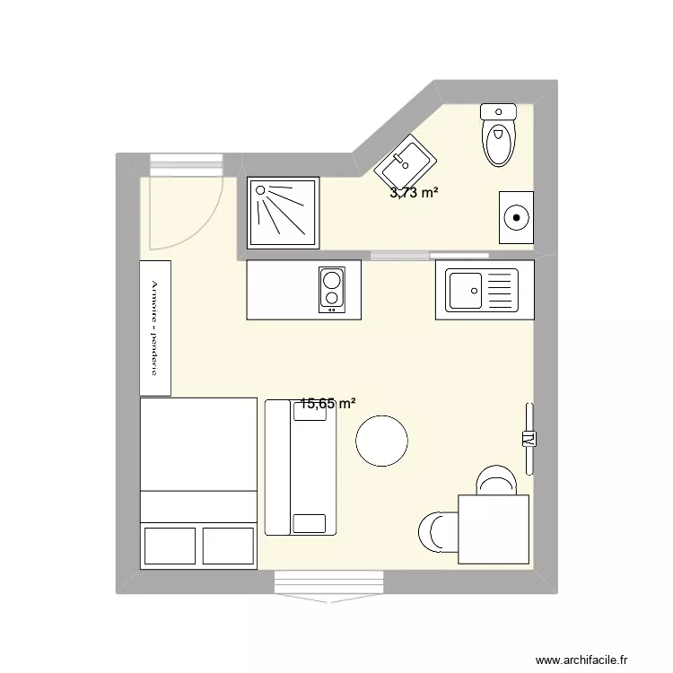 grangevieille. Plan de 
