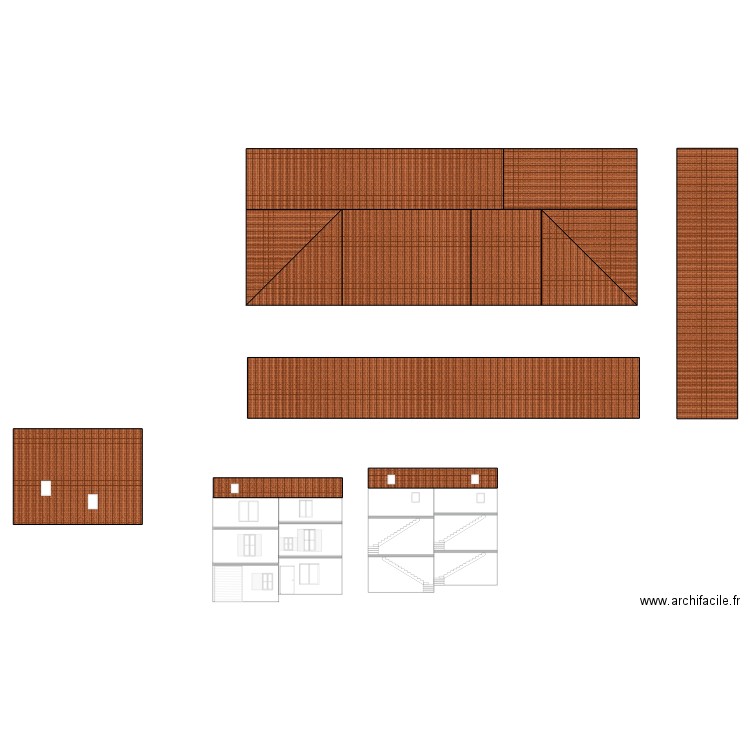 Existant Façade 6. Plan de 0 pièce et 0 m2