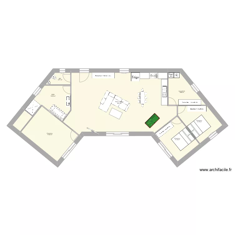 maison nouvel amenagement 12.11.2024. Plan de 