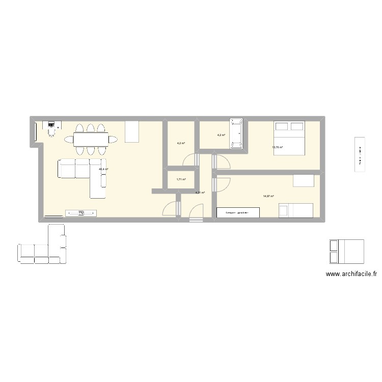 Chez nous 4. Plan de 0 pièce et 0 m2