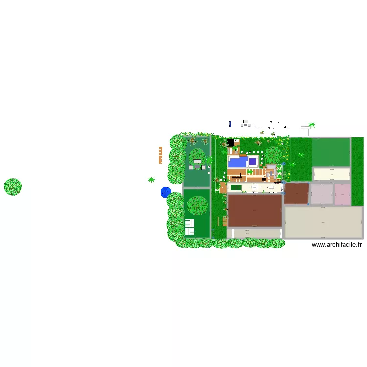 Ext&eacute;rieur mont Vernon 3 vol 67. Plan de 