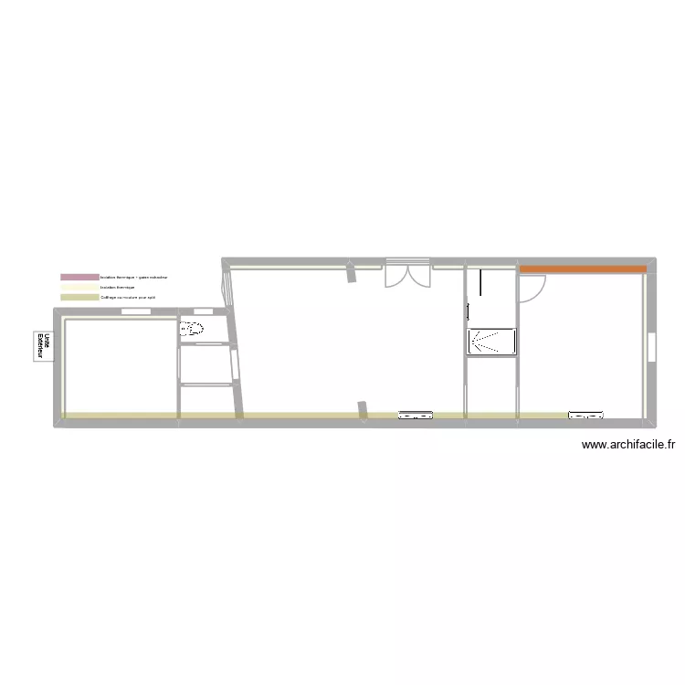 SEPART. Plan de 15 pièces et 71 m² SEPART. Plan de 15 pièces et 71 m²
