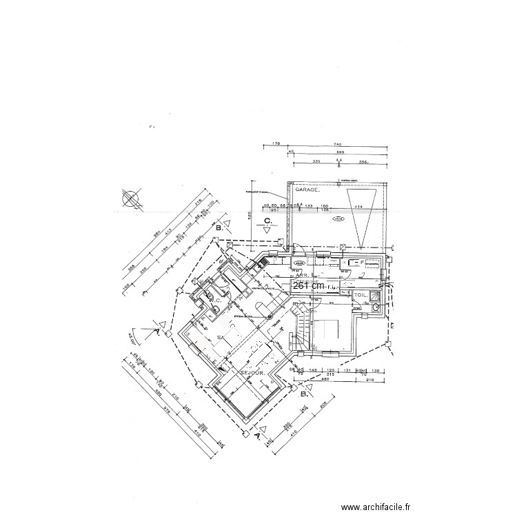 maison rdc. Plan de 0 pièce et 0 m2