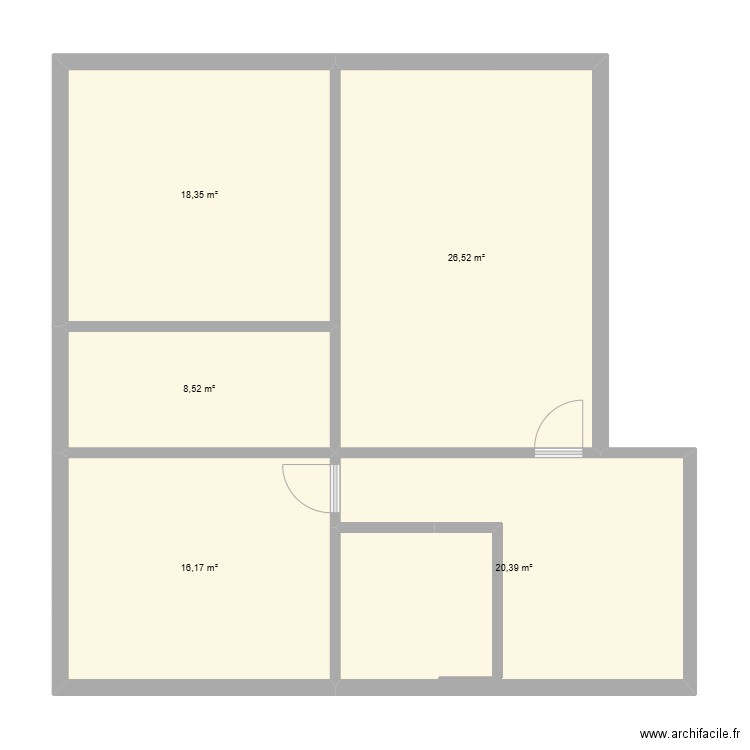 COLONIEU SS. Plan de 11 pièces et 179 m2