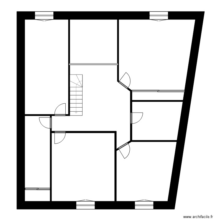 DELBECK. Plan de 19 pièces et 368 m2