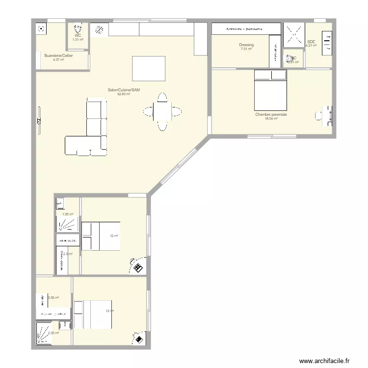 david et cindy 2. Plan de 