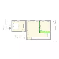 Pièce principale travaux