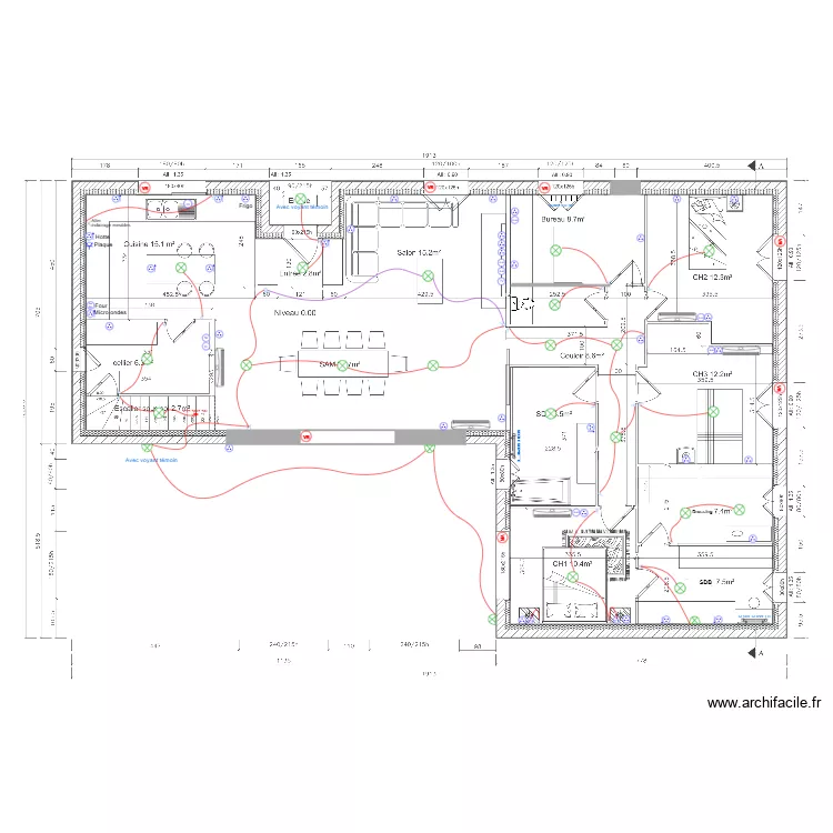 MALPEYRE RDC. Plan de MALPEYRE RDC. Plan de