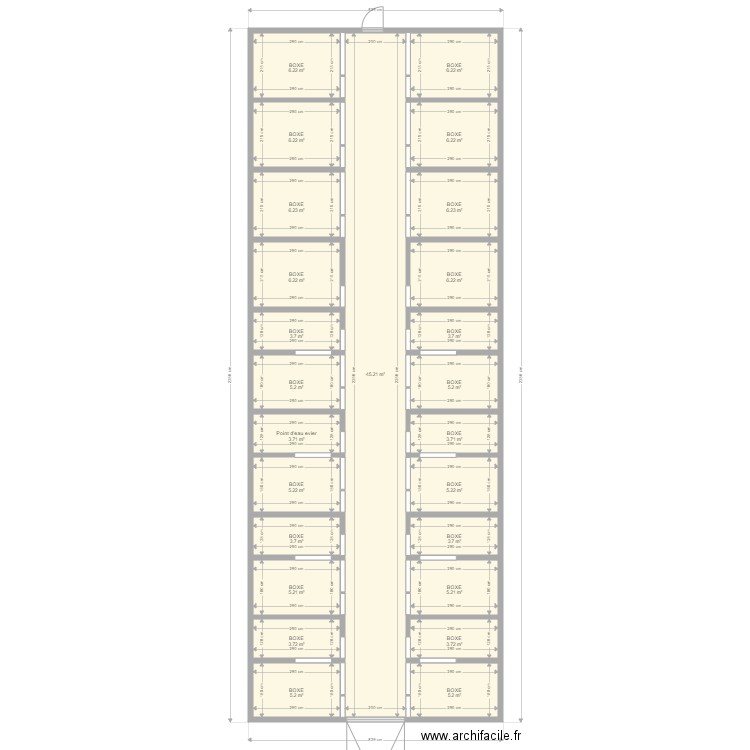 Batiment boxes chien. Plan de 0 pièce et 0 m2